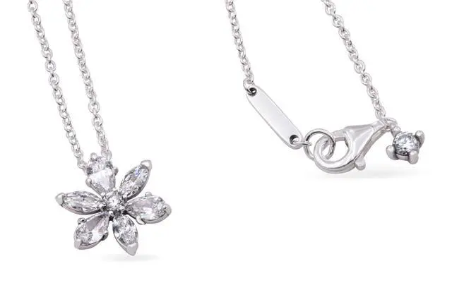 Alt view image 3 of 3 - Pandora Sparkling Herbarium Cluster Pendant Necklace