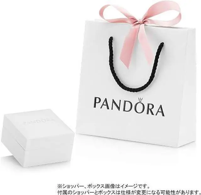 Alt view image 2 of 2 - PANDORA Polished & Pave Bead Dangle Earrings