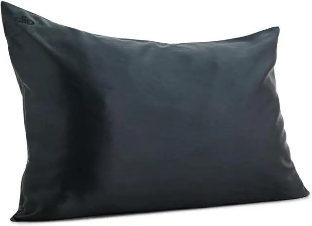 Alt view image 7 of 8 - Slip 20" x 30" Queen Pure Silk Pillow Case, Soft & Durable - Black