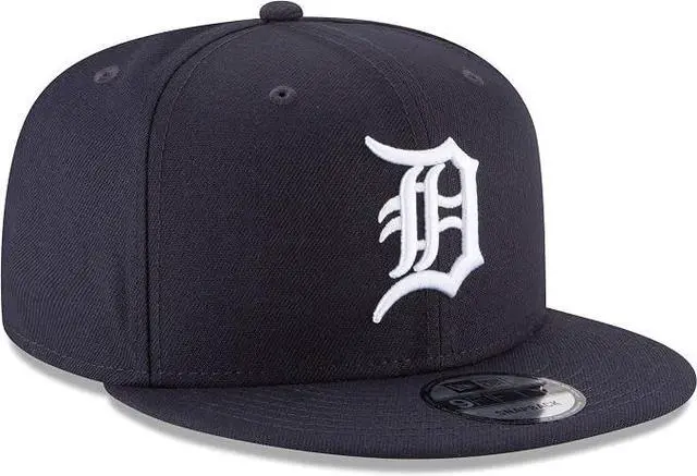 Alt view image 3 of 3 - New Era 9Fifty Detroit Tigers Snapback Hat - Black