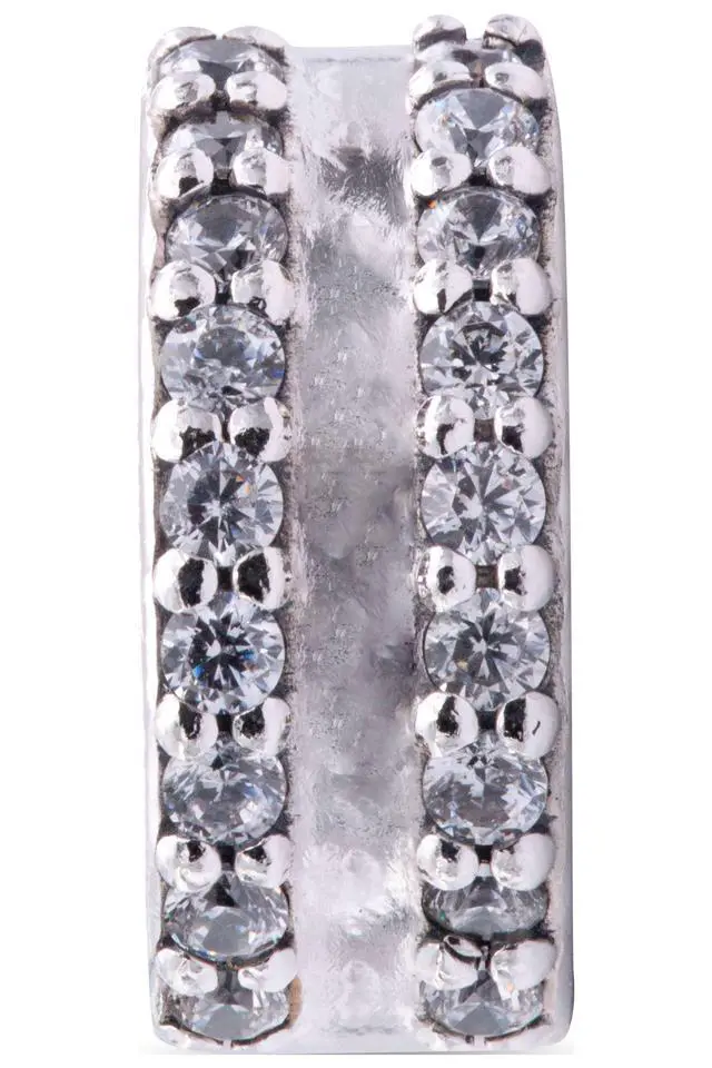 Alt view image 2 of 2 - Pandora Double Lined Pave Clip Charm