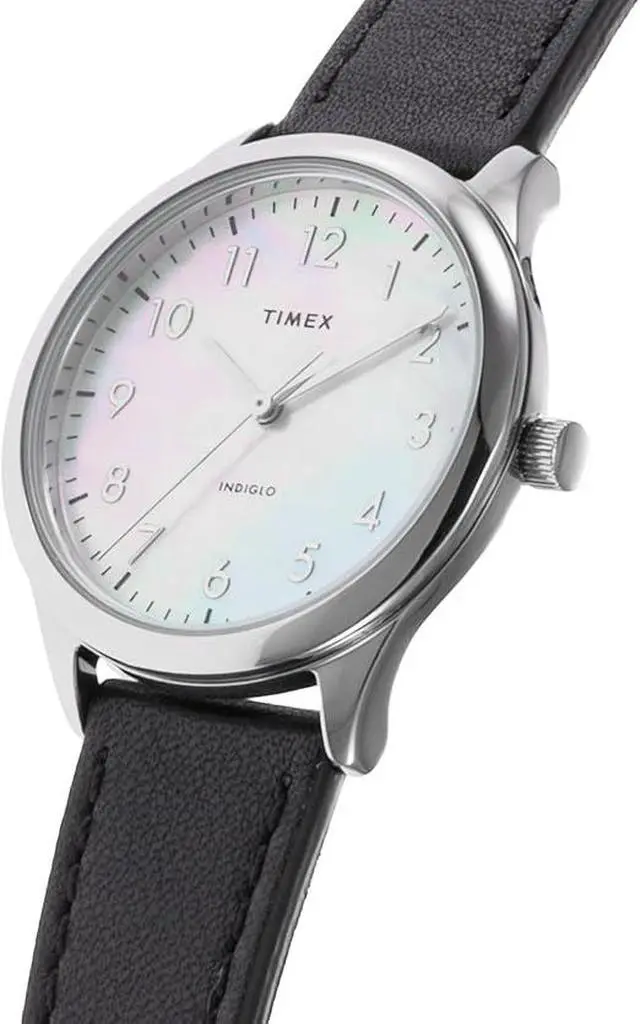Alt view image 2 of 3 - Timex Modern Easy Reader Silver/Black Ladies Watch