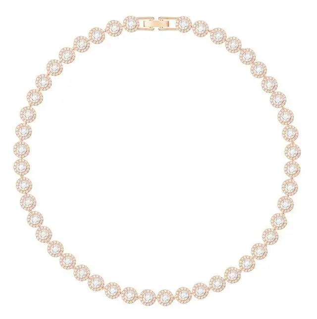 Alt view image 2 of 2 - Swarovski Angelic Necklace - White - Rose Gold Plating - 5367845 - OEM