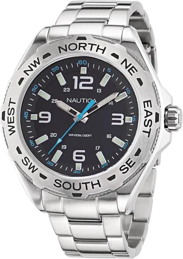 Alt view image 7 of 9 - Nautica Clearwater Beach Recycled (85%) Stainless Steel Model NAPCWS301 - OEM