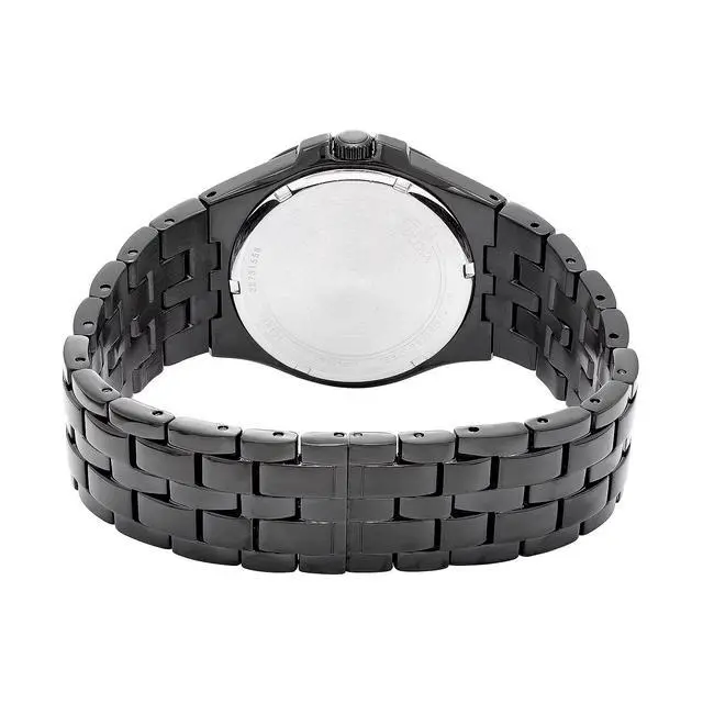 Alt view image 3 of 3 - Bulova Crystal Black Dial Mens Watch