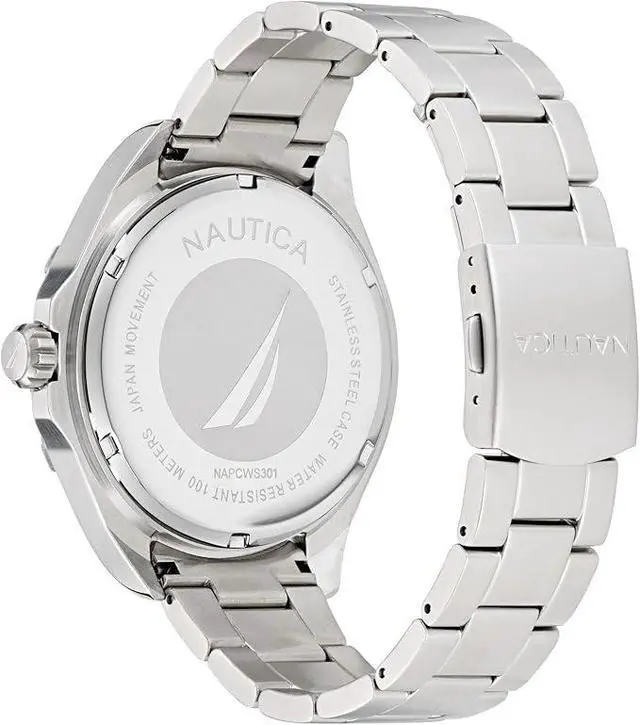 Alt view image 8 of 9 - Nautica Clearwater Beach Recycled (85%) Stainless Steel Model NAPCWS301 - OEM