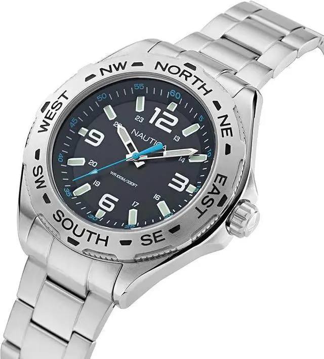 Alt view image 9 of 9 - Nautica Clearwater Beach Recycled (85%) Stainless Steel Model NAPCWS301 - OEM