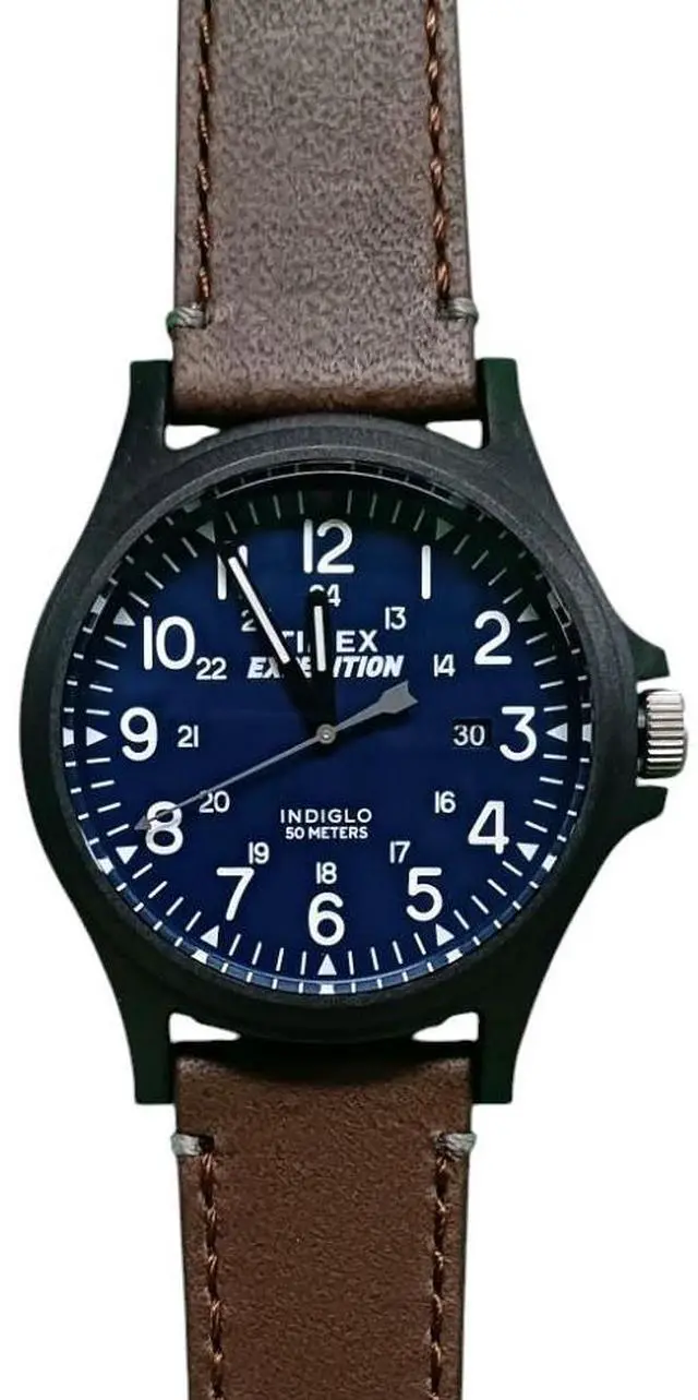 Main image of Timex Acadia Blue Dial Mens Watch