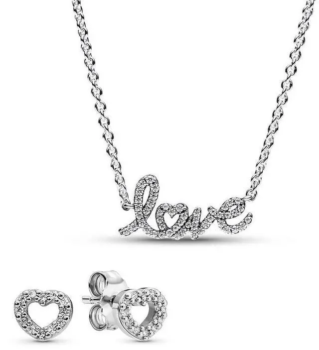 Main image of Pandora Handwritten Love Jewelry Gift Set