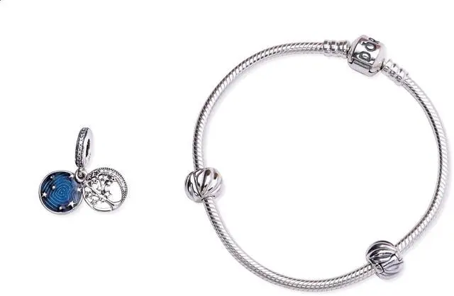 Main image of Pandora Galaxy Moon Bracelet Gift Set Sterling Silver Women's Jewelry 19