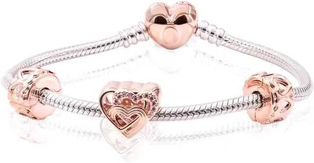 Main image of Pandora Intertwined Love Hearts Bracelet Gift Set