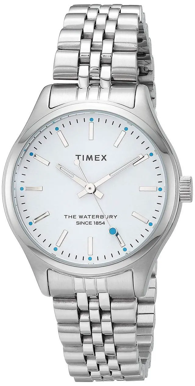 Alt view image 2 of 2 - Timex Waterbury 34mm Silver-tone Ladies Watch