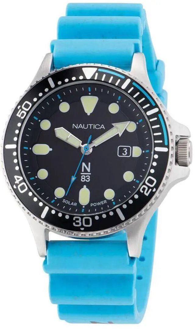 Main image of Nautica Cocoa Beach Blue PU Mens Watch