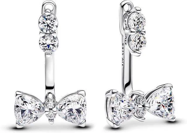 Main image of Pandora Timeless Sparkling Bow Drop Earrings