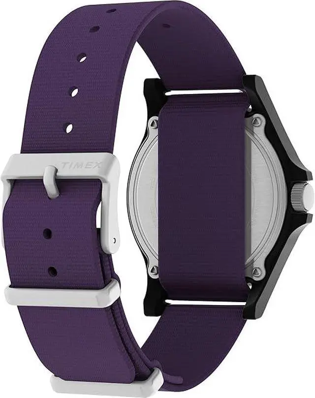 Alt view image 3 of 3 - Timex X Fortnite Acadia Quartz Purple Dial Mens Watch