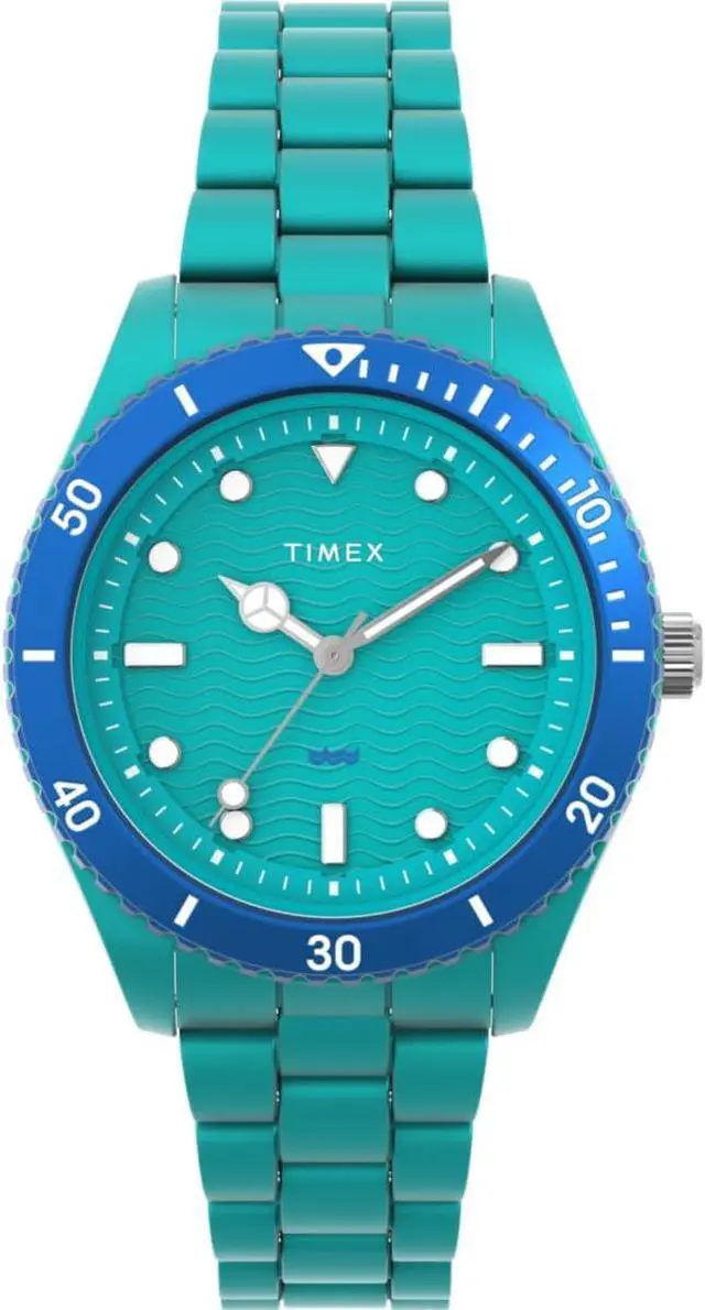 Main image of Timex Legacy tide 37mm Recycled Plastic Green Unisex Watch