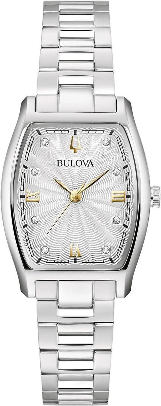 Main image of Bulova Tank Quartz Silver Dial Ladies Watch