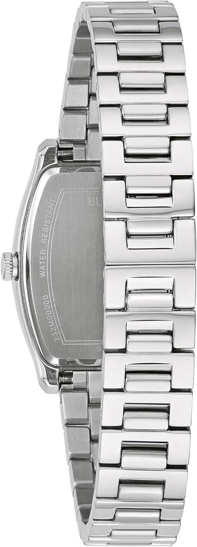 Alt view image 2 of 3 - Bulova Tank Quartz Silver Dial Ladies Watch