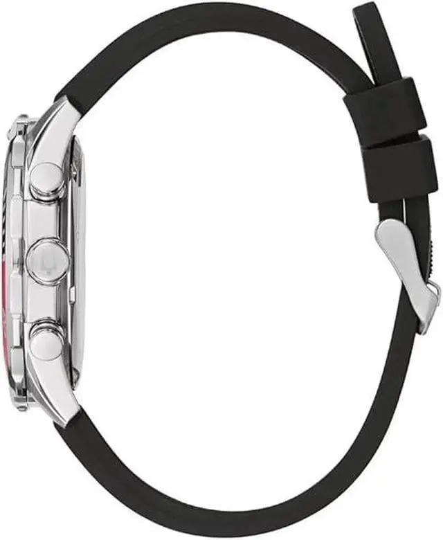 Alt view image 3 of 3 - Bulova Chronograph Quartz Black Dial Mens Watch