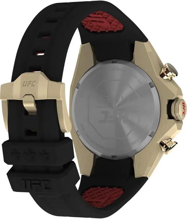 Alt view image 3 of 3 - Timex UFC Pro Quartz Chronograph Silicone Mens Watch