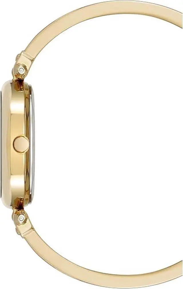 Alt view image 2 of 3 - Anne Klein Rose Gold-Tone Oval Bangle Diamond Accent Ladies Watch