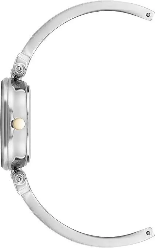 Alt view image 2 of 3 - Anne Klein Silver-Tone Sunray Dial Bangle Diamond Accent Ladies Watch