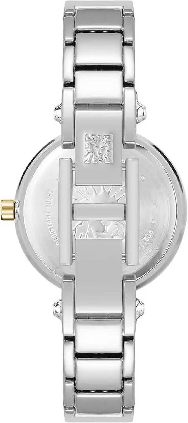 Alt view image 3 of 3 - Anne Klein Silver-Tone Sunray Dial Bangle Diamond Accent Ladies Watch