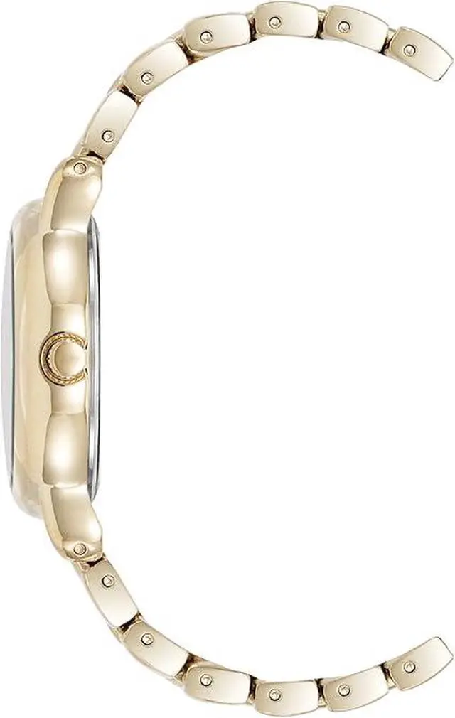 Alt view image 2 of 3 - Anne Klein Gold-Tone Black Dial Crystal Accented Link Bracelet Ladies Watch