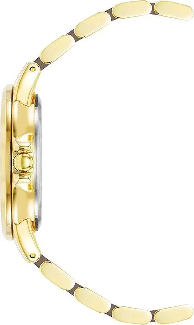 Alt view image 2 of 3 - Anne Klein Gold-Tone Taupe Ceramic Link Bracelet Diamond Accent Ladies Watch