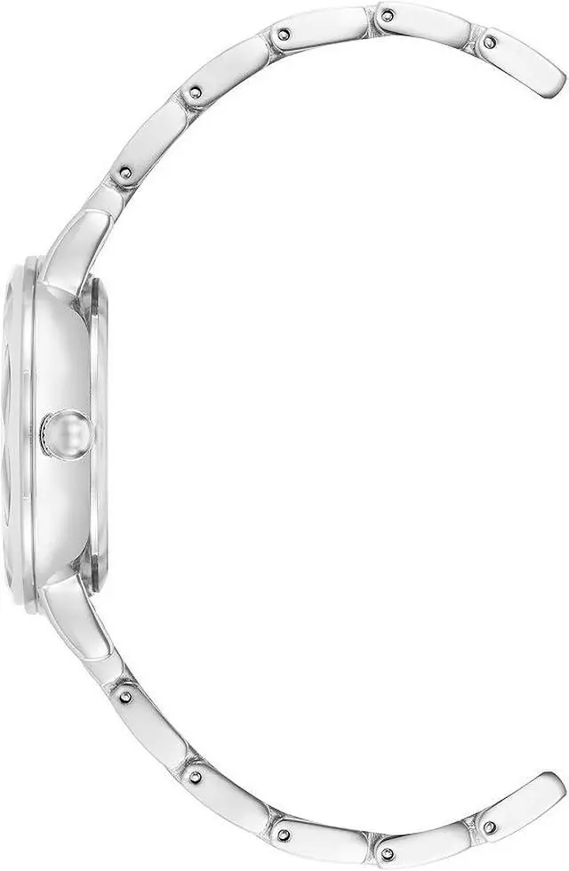 Alt view image 2 of 3 - Anne Klein Silver-Tone Faceted Crystal Diamond Dial Ladies Watch AK-3967SVSV
