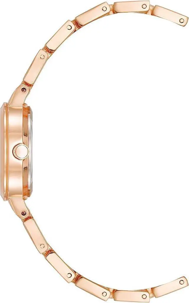 Alt view image 2 of 3 - Anne Klein Petite Rose Gold-Tone Diamond Dial Analog Ladies Watch AK-4190RGRG