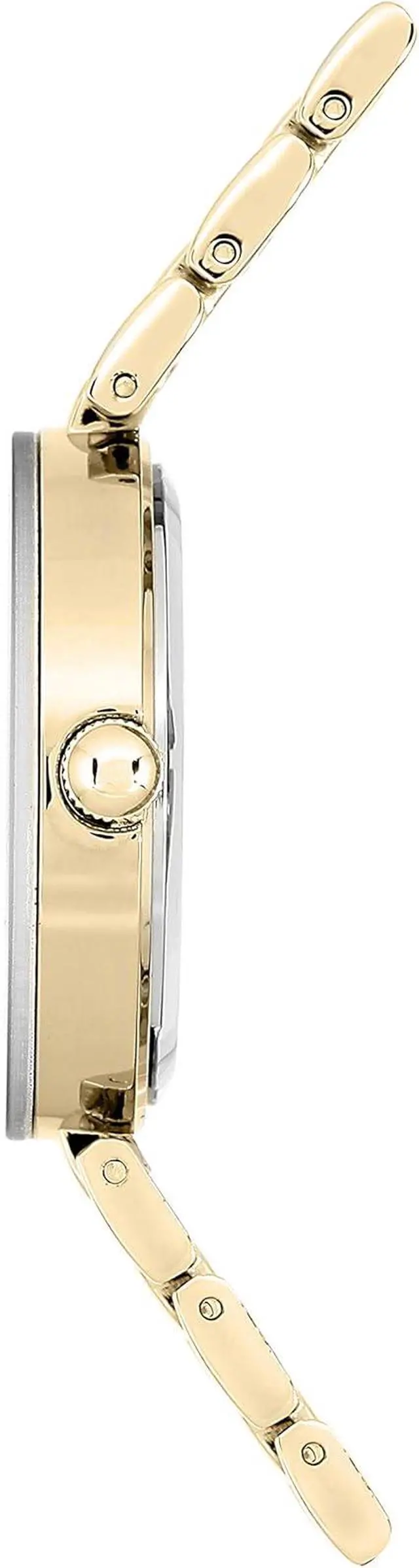 Alt view image 2 of 3 - Anne Klein Gold-Tone Purple Dial with Second Hand Ladies Watch