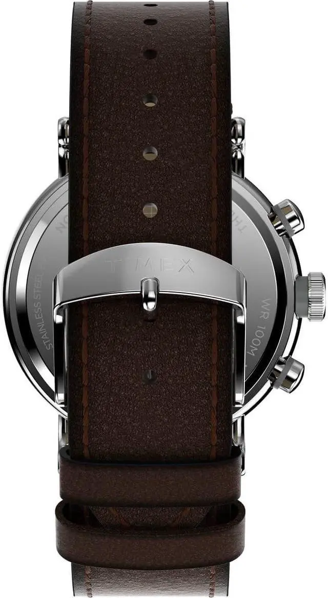Alt view image 2 of 3 - Timex Waterbury 43mm Brown Mens Watch