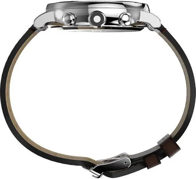 Alt view image 3 of 3 - Timex Waterbury 43mm Brown Mens Watch