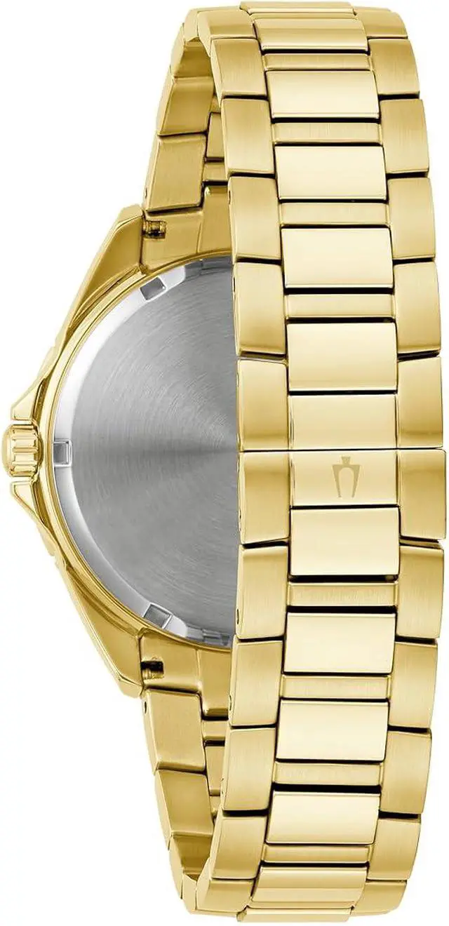 Alt view image 2 of 3 - Bulova Crystal Phantom Gold-Tone Mens Watch