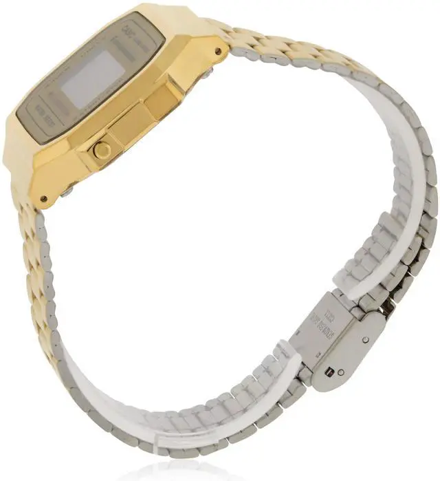 Alt view image 4 of 4 - Casio A168WG-9 Mens Vintage Gold Metal Band Illuminator Chronograph Alarm Watch