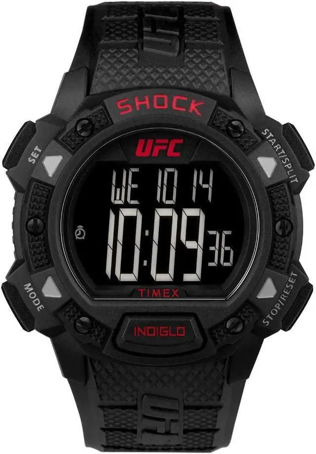 Alt view image 3 of 3 - TIMEX UFC Core Shock Digital 45mm Resin Mens Watch