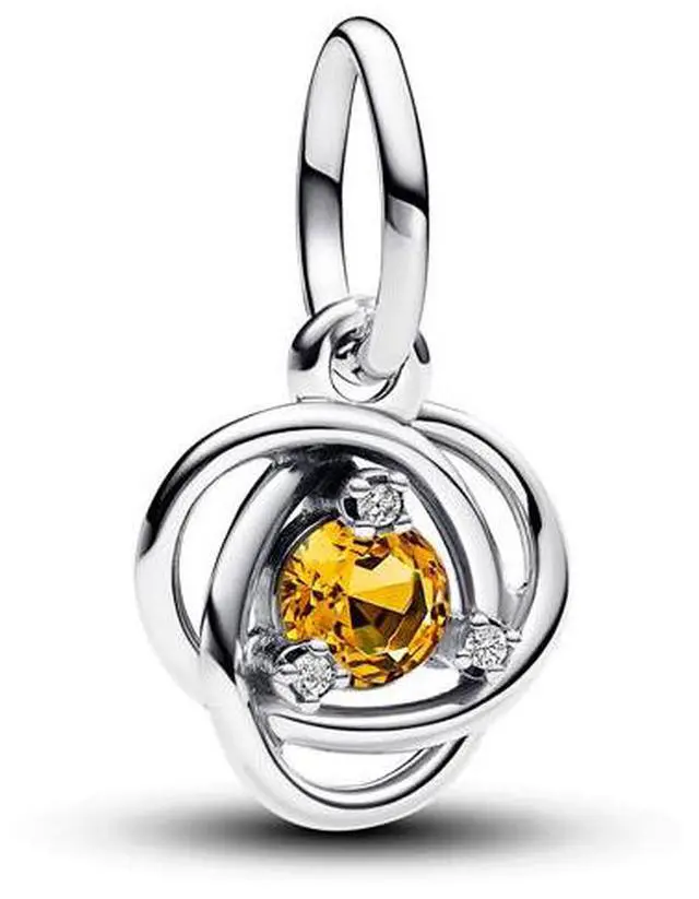 Main image of Pandora November Eternity Circle Dangle Bracelet Sterling Silver Women's Jewelry