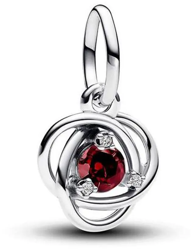 Main image of Pandora January Eternity Circle Dangle Bracelet Sterling Silver Women's Jewelry