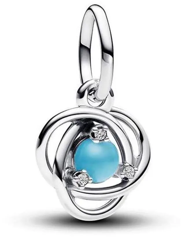 Main image of Pandora December Eternity Circle Dangle Bracelet Sterling Silver Women's Jewelry