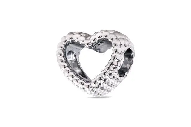 Alt view image 3 of 3 - PANDORA Beaded Open Heart Charm