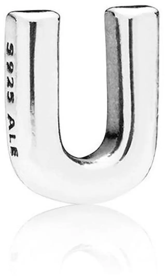 Main image of Pandora Letter U Petite Silver Petite Element