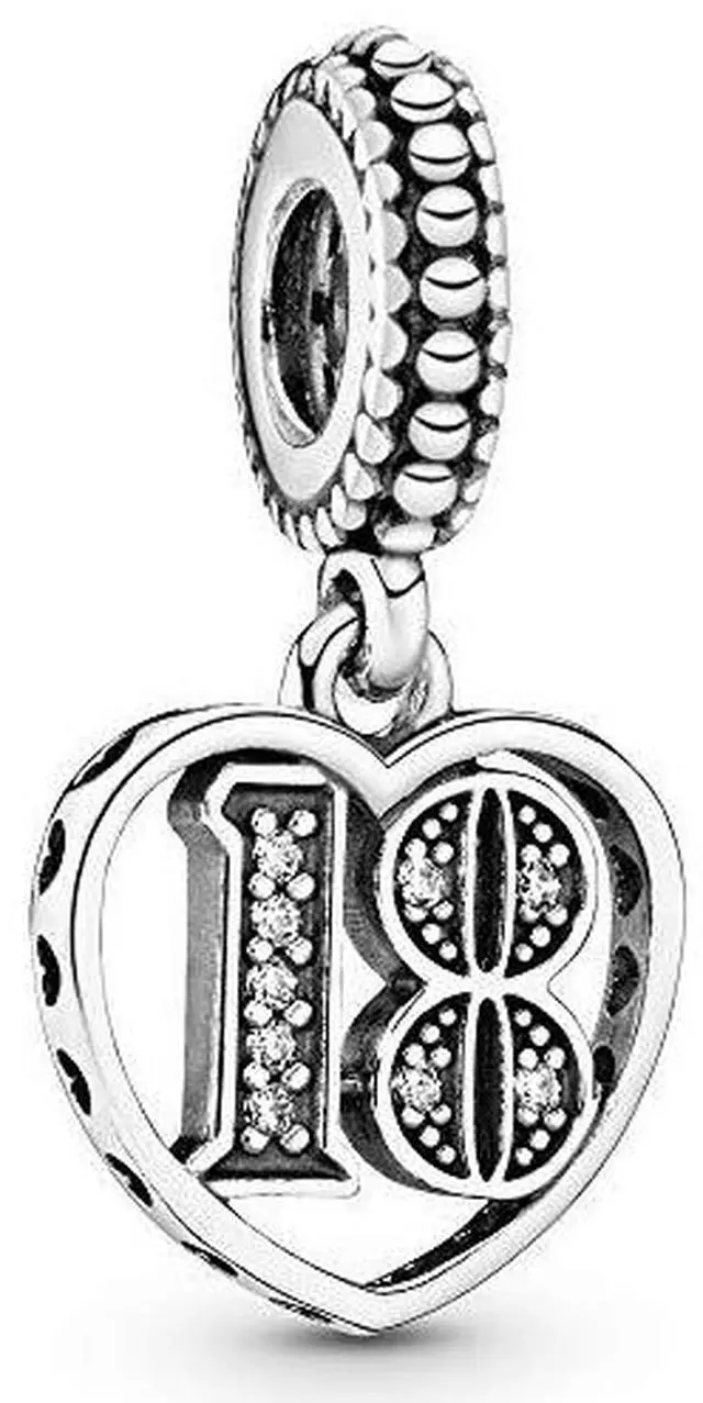 Alt view image 2 of 3 - PANDORA 18th Celebration Dangle Charm -