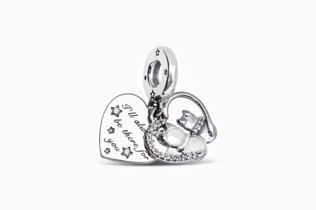 Main image of Pandora Cats & Hearts Dangle Charm