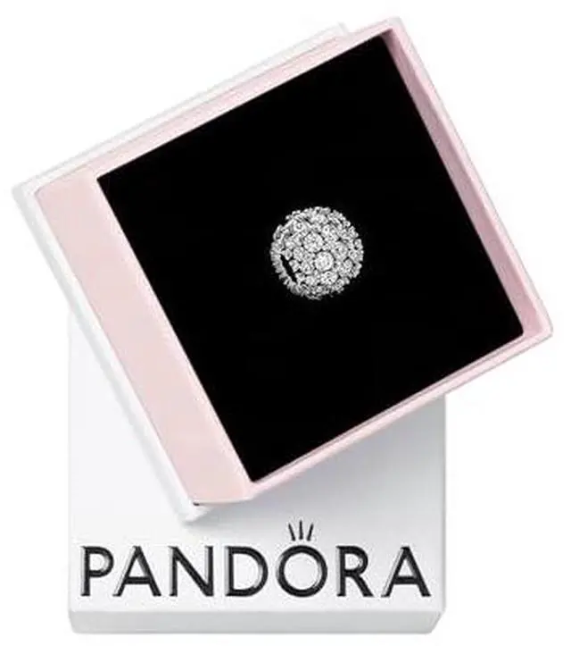 Alt view image 2 of 3 - Pandora Sparkling Pave Round Charm