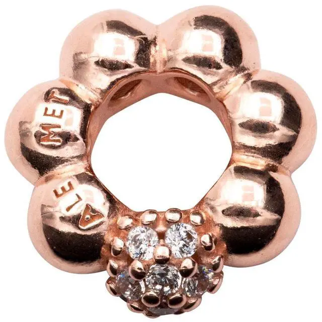 Alt view image 2 of 2 - PANDORA Rose Spacer With Clear Cubic Zirconia -