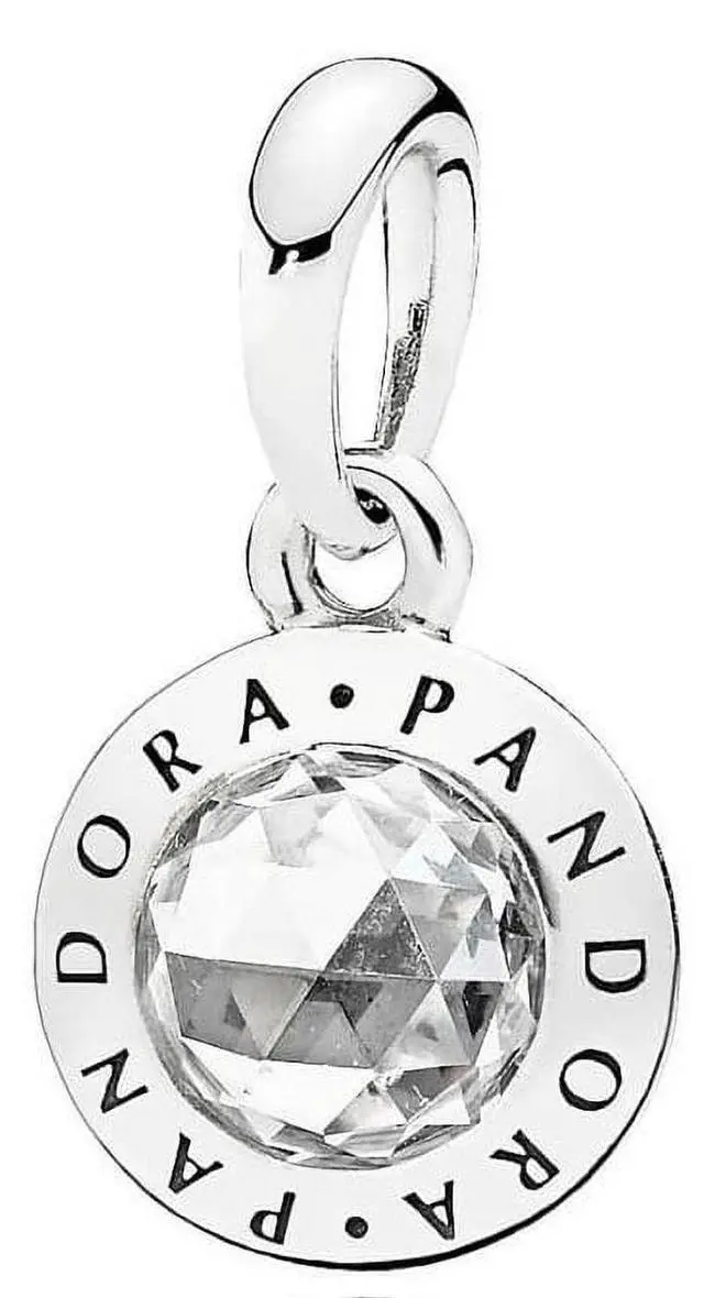 Alt view image 2 of 2 - PANDORA Radiant PANDORA Logo Pendant -