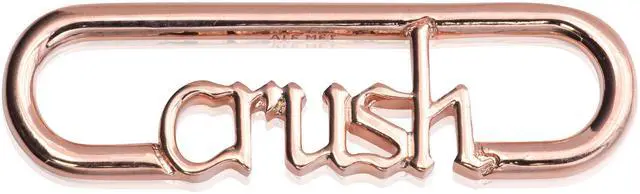 Main image of Pandora ME Styling Crush Word Link Bracelet 14ct Rose Gold-Plated Metal Blend Women's Jewelry