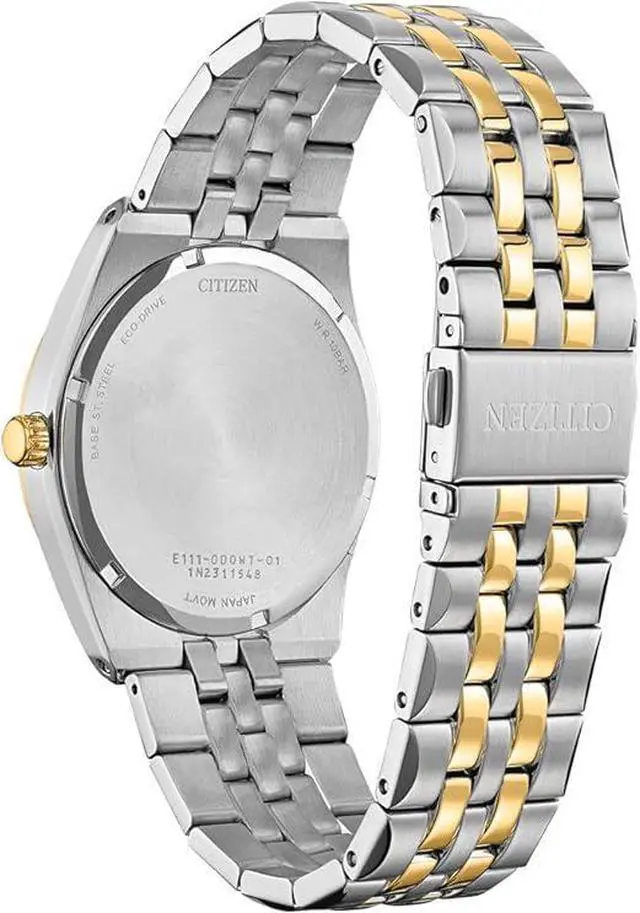 Alt view image 6 of 6 - Citizen Eco-Drive Corso Men's Watch, Stainless Steel, Classic, Two-Tone BM7334-58B