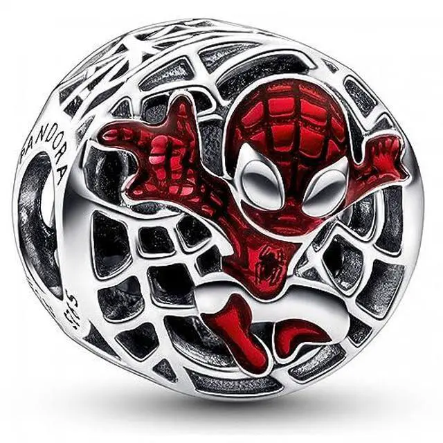 Alt view image 2 of 3 - Pandora Marvel Spider-Man Soaring City Charm